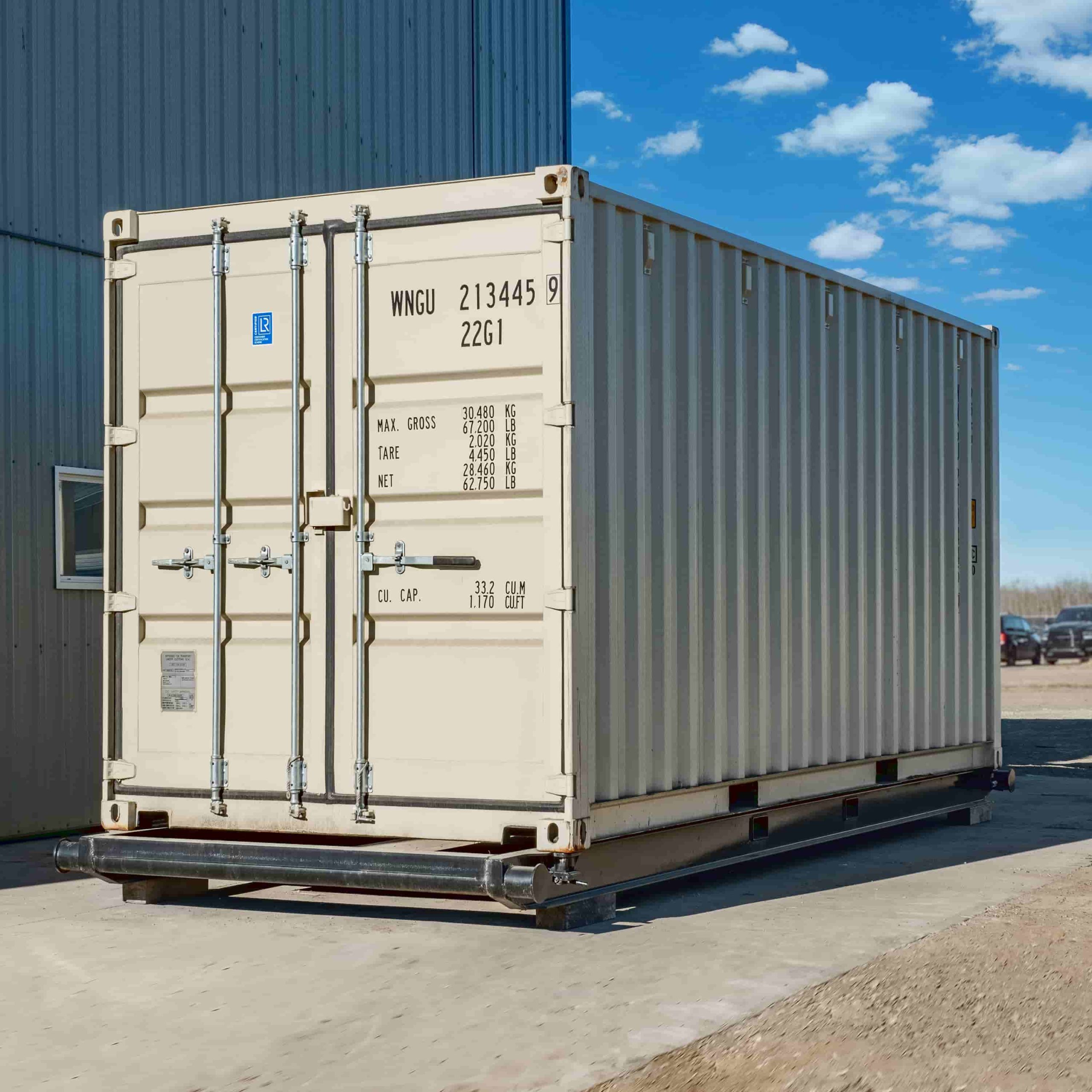 20’ Skid w/ Twist locks “Non Grated” - Container Systems Australia