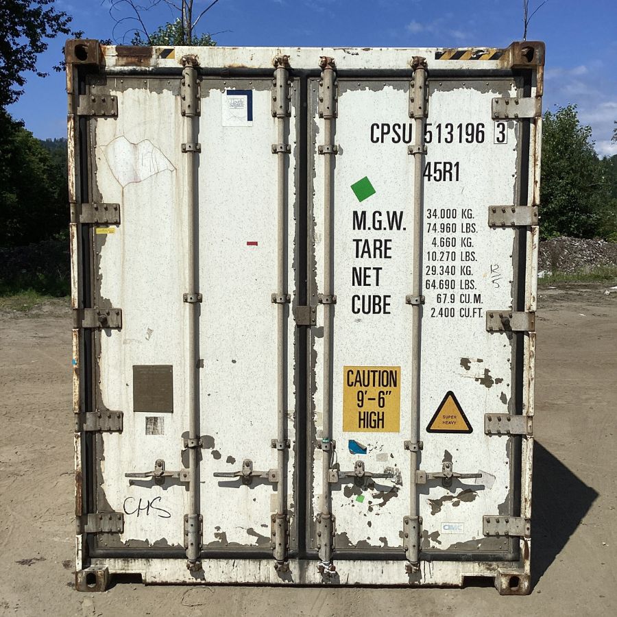 40’HC Non-Working Reefer (DMG) - Container Systems Australia