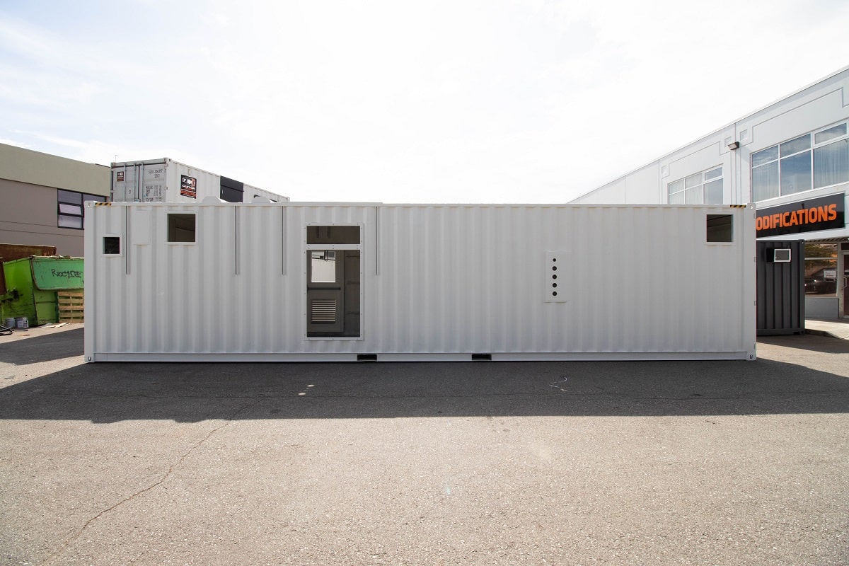 40’ Custom Mechanical Enclosure - Container Systems Australia