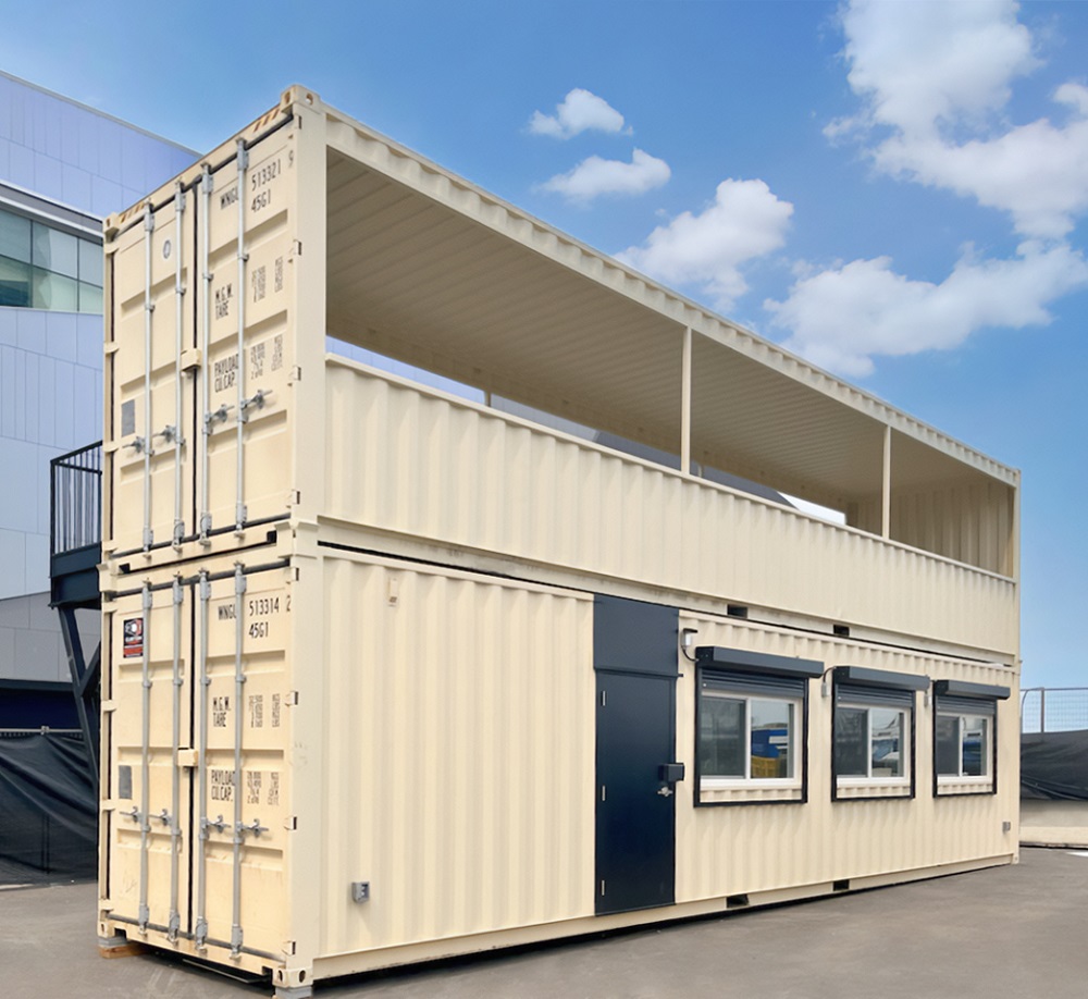 40’HC VIP Area with Patio for the Oilers - Container Systems Australia