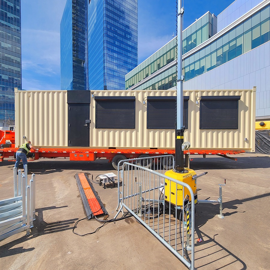 40’HC VIP Area with Patio for the Oilers - Container Systems Australia