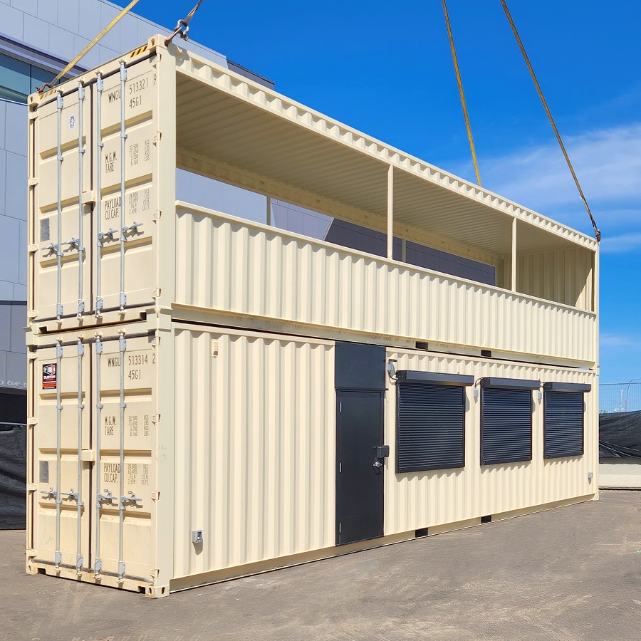 40’HC VIP Area with Patio for the Oilers - Container Systems Australia
