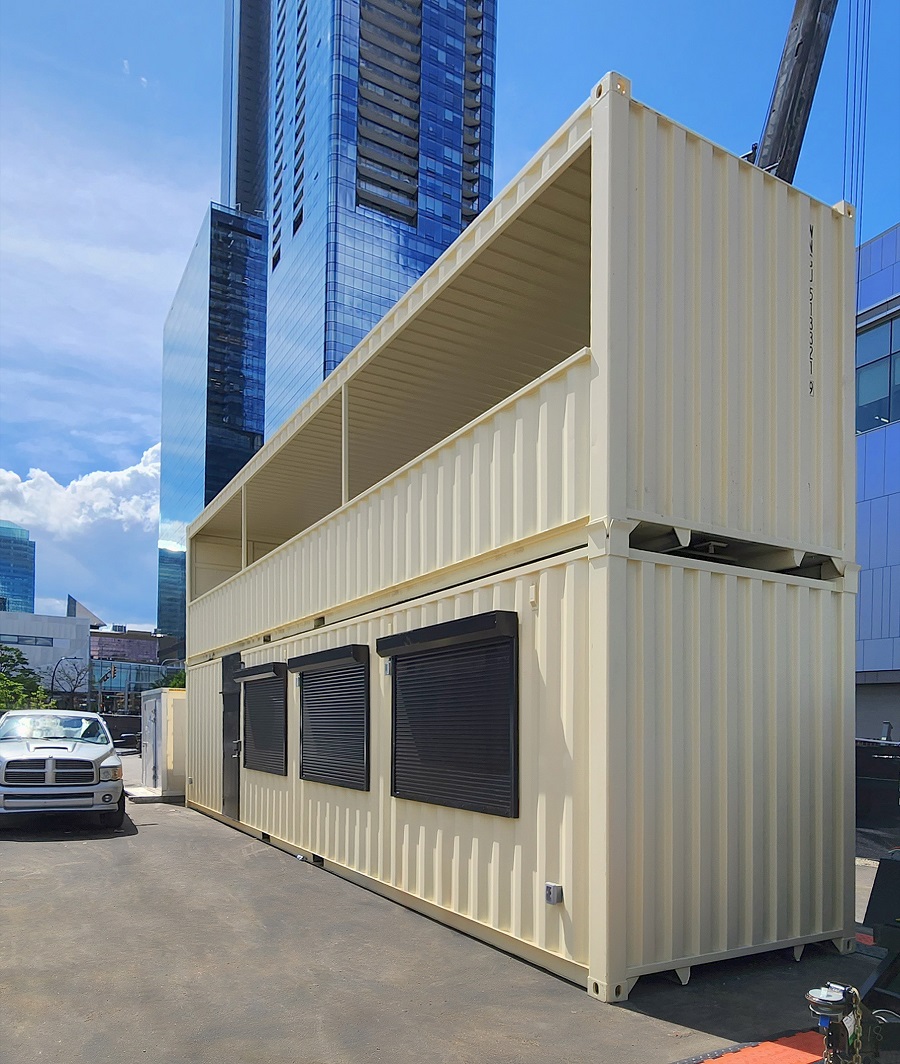 40’HC VIP Area with Patio for the Oilers - Container Systems Australia