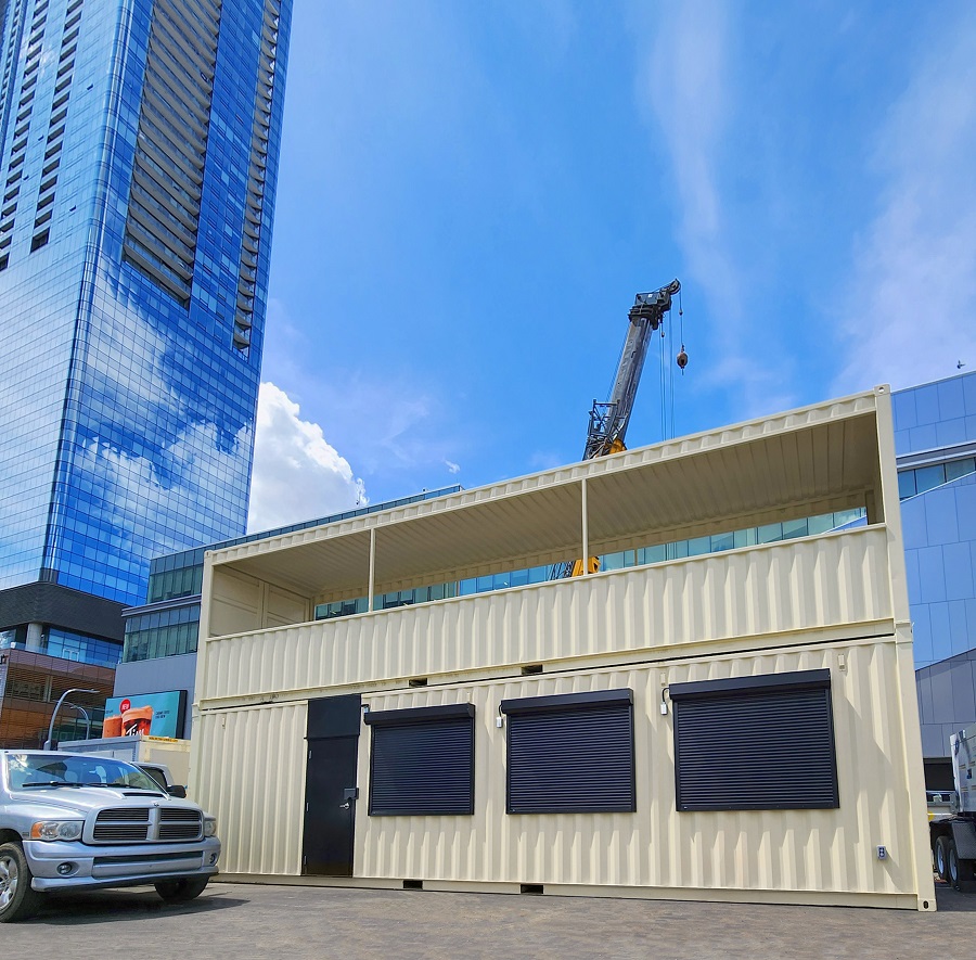 40’HC VIP Area with Patio for the Oilers - Container Systems Australia
