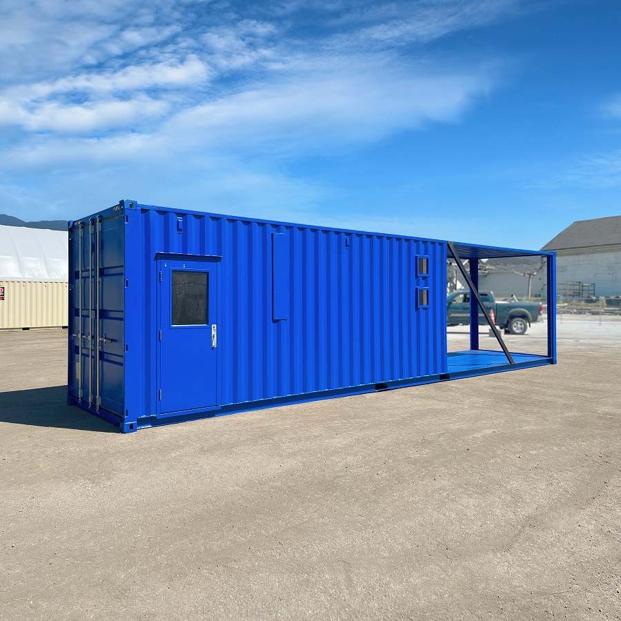 40’ Custom Equipment Enclosure - Container Systems Australia