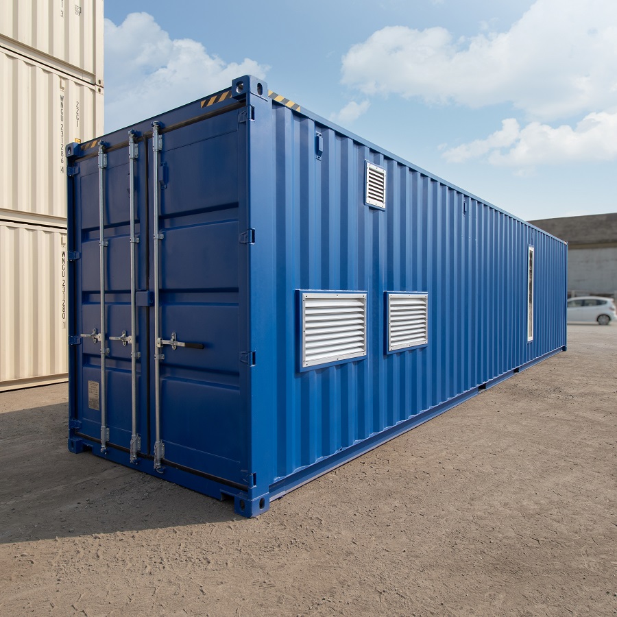 40’ Custom Equipment Housing Unit - Container Systems Australia