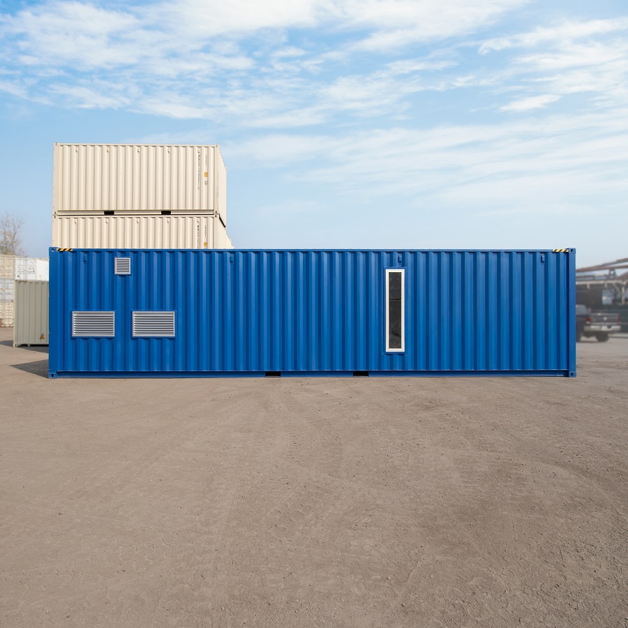 40’ Custom Equipment Housing Unit - Container Systems Australia