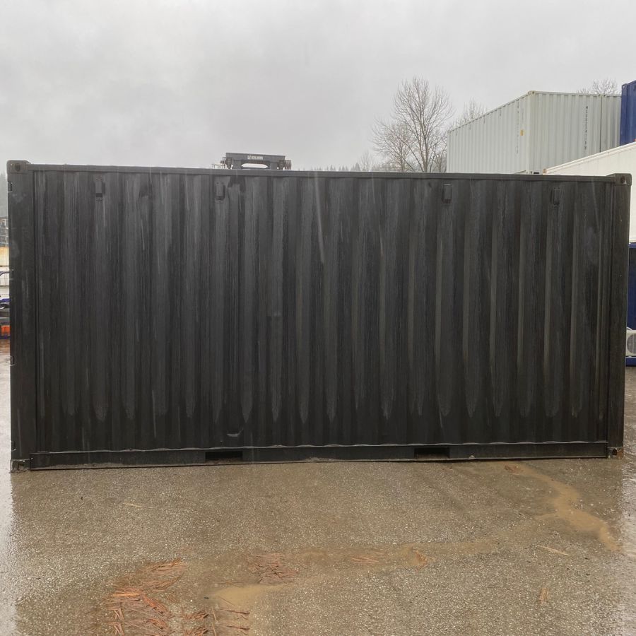 20’HC New (1-Trip) Shipping Container – Painted Black - Container Systems Australia