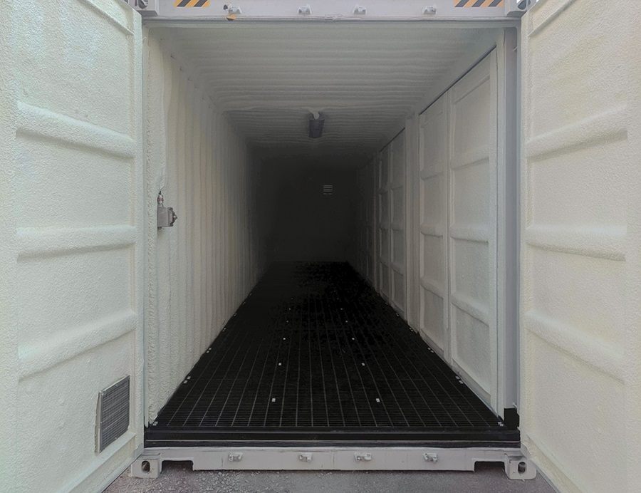 40’HC Chemical Storage w/4 x Side Doors - Container Systems Australia