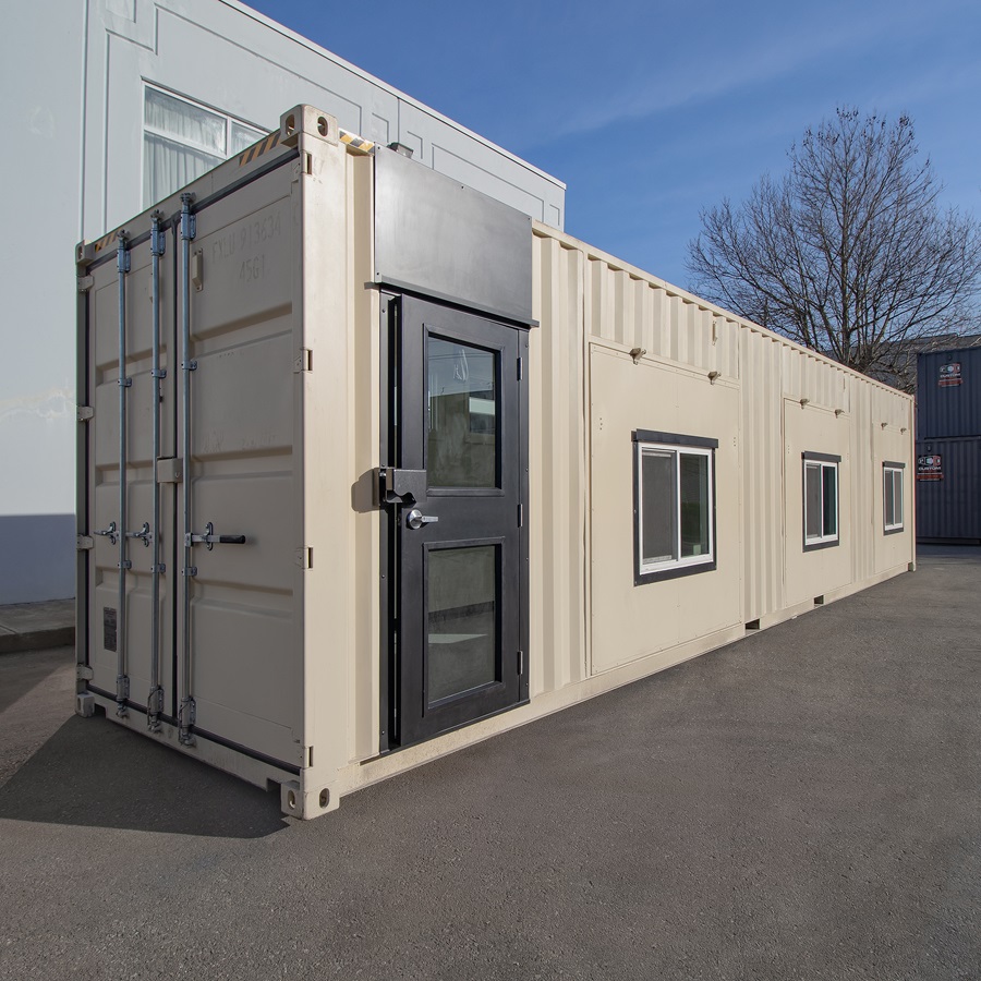40’ Art Studio w/Flip up Doors - Container Systems Australia